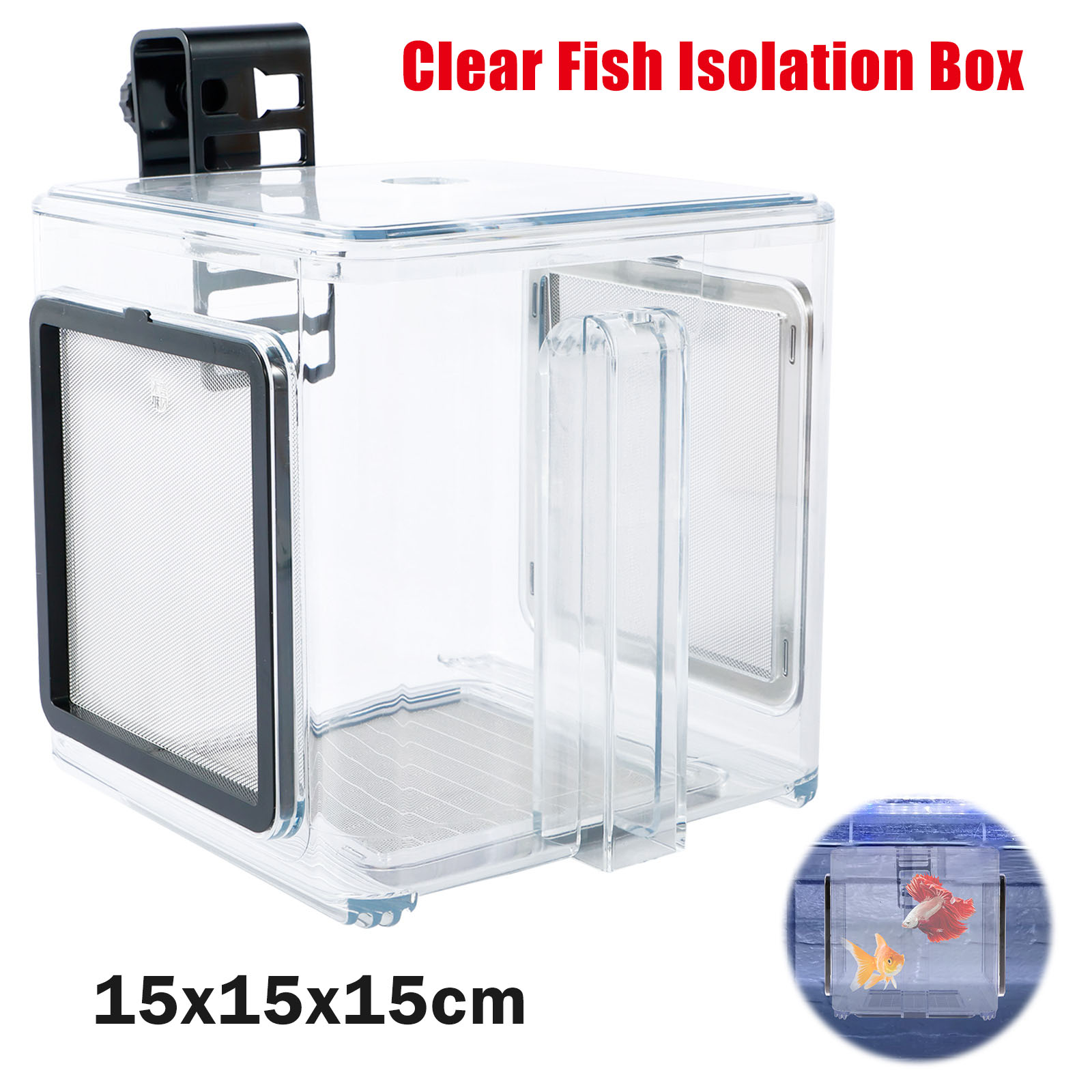 Aquarium Fish Jar - Kotak peternak akuarium kotak pembiakan ikan