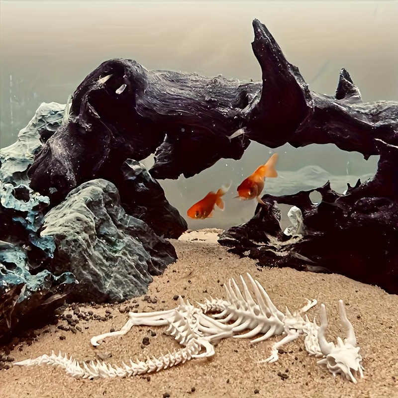 Aquarium Fish Games - 1 Buah Dekorasi Tulang Ikan Berbentuk