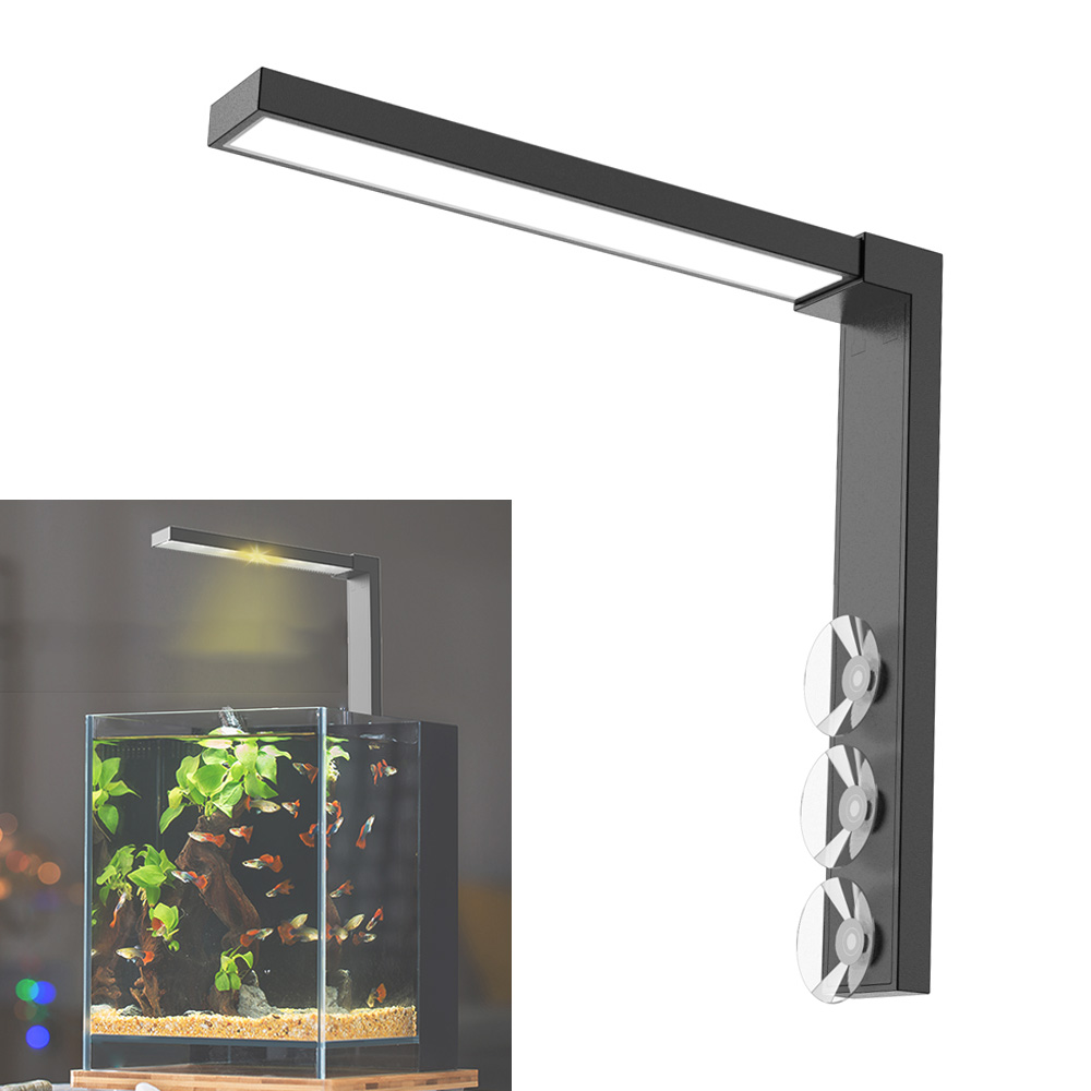 Aquarium Fish Jar - ABS mangkuk ikan kecil lampu LED