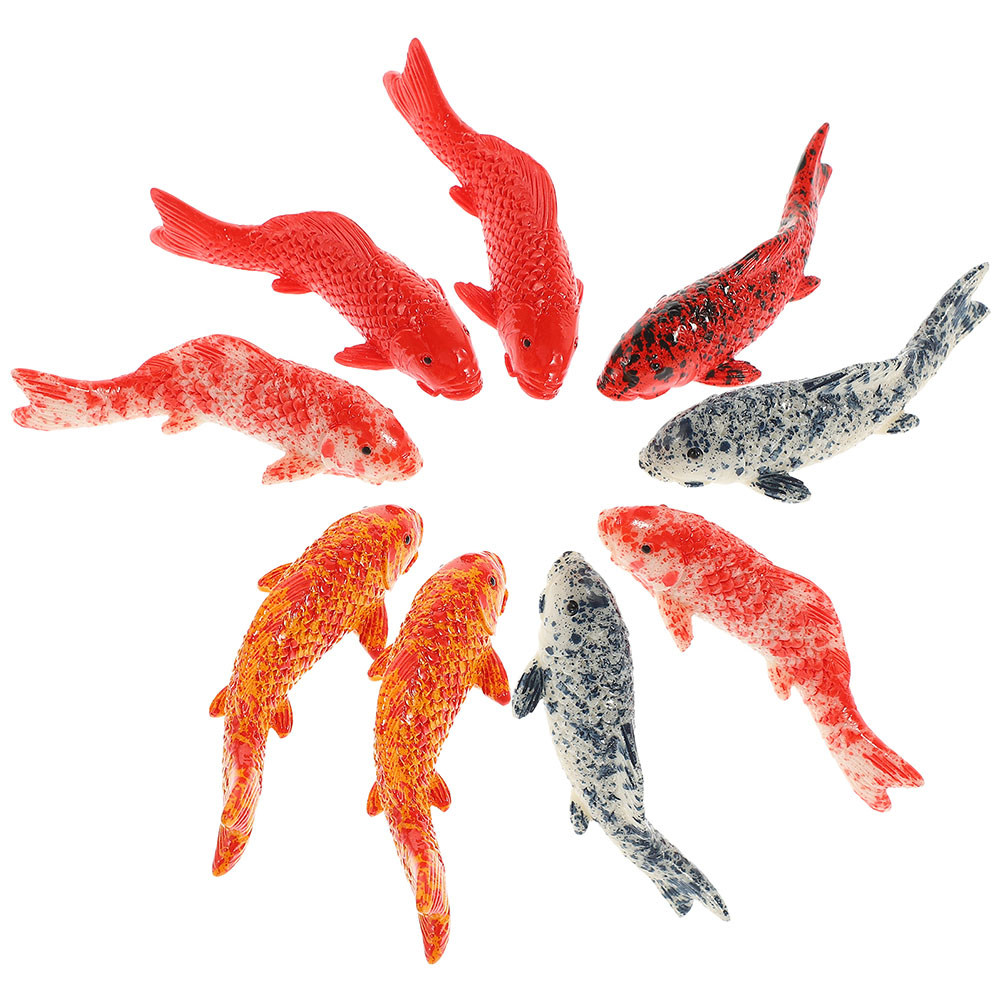 Aquarium Fish Koi - 10 Buah Dekorasi Ikan Koi Mini