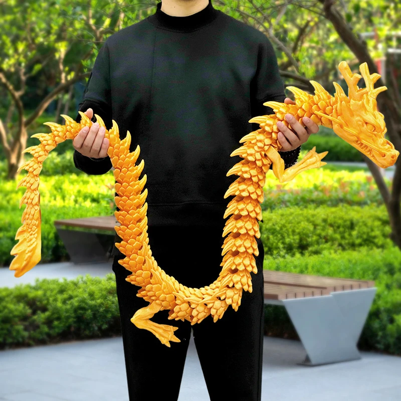 Aquarium Fish Items - Ornamen Naga Terhubung Cetak 3D, Kartun