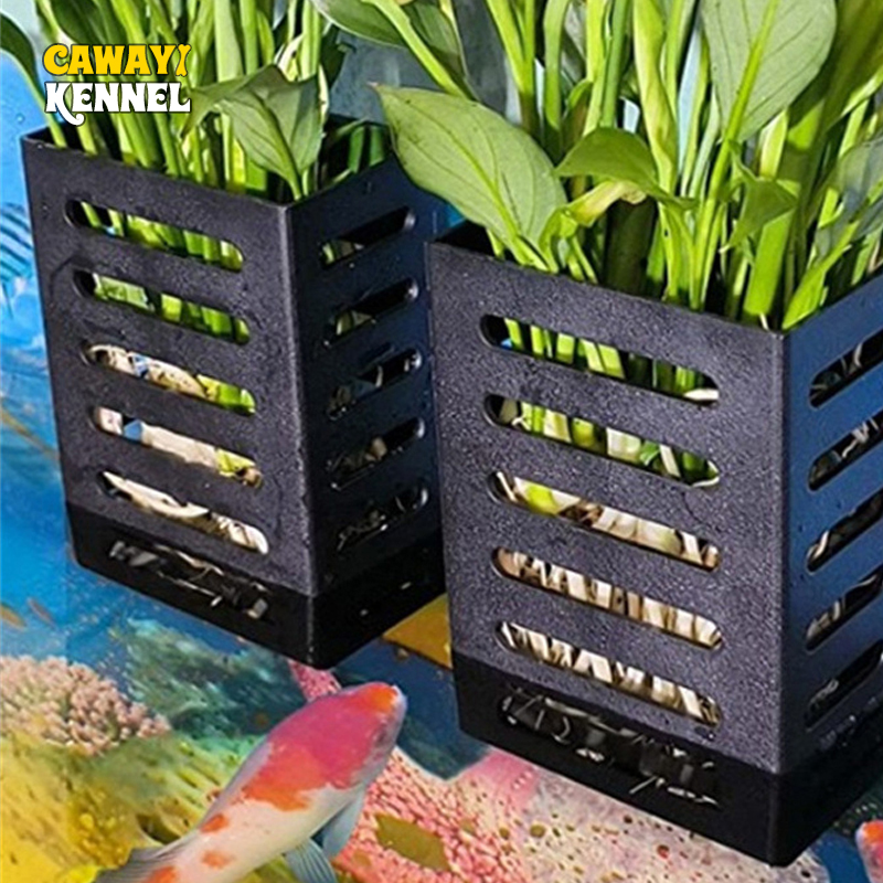 Aquarium Fish Games - Keranjang penyimpanan tanaman akuarium, dekorasi tangki