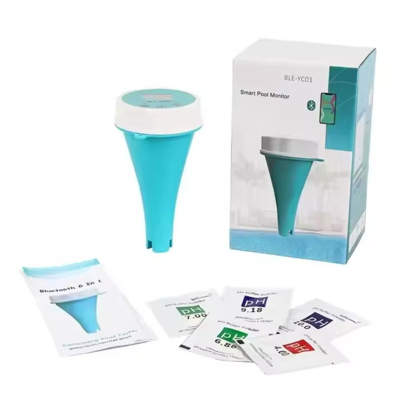 Aquarium Fish Usa - Monitor Kualitas Air Pintar 6-in-1: Pengukur