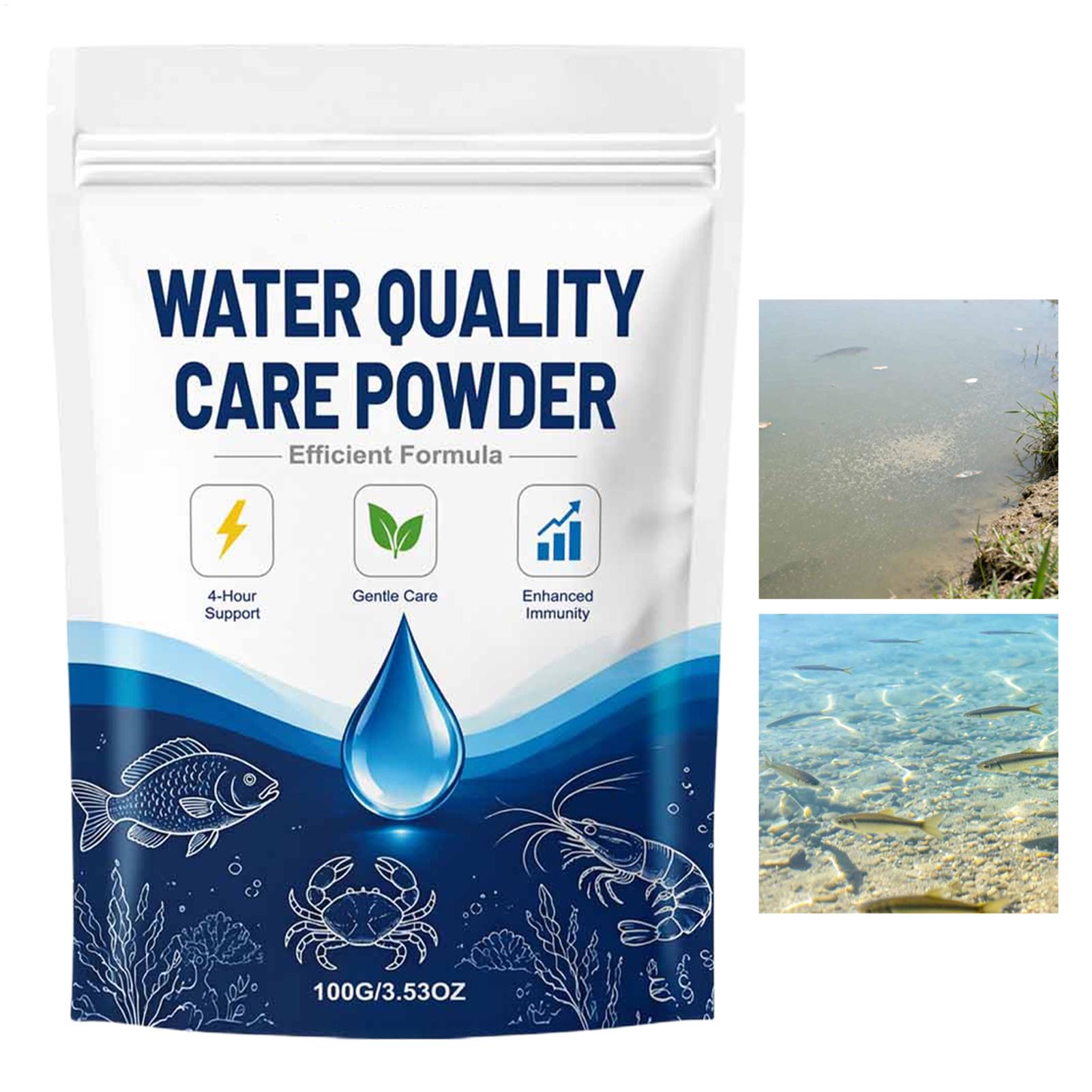 Aquarium Fish Medicine - 100G Bubuk Pembersih Air Akuarium untuk