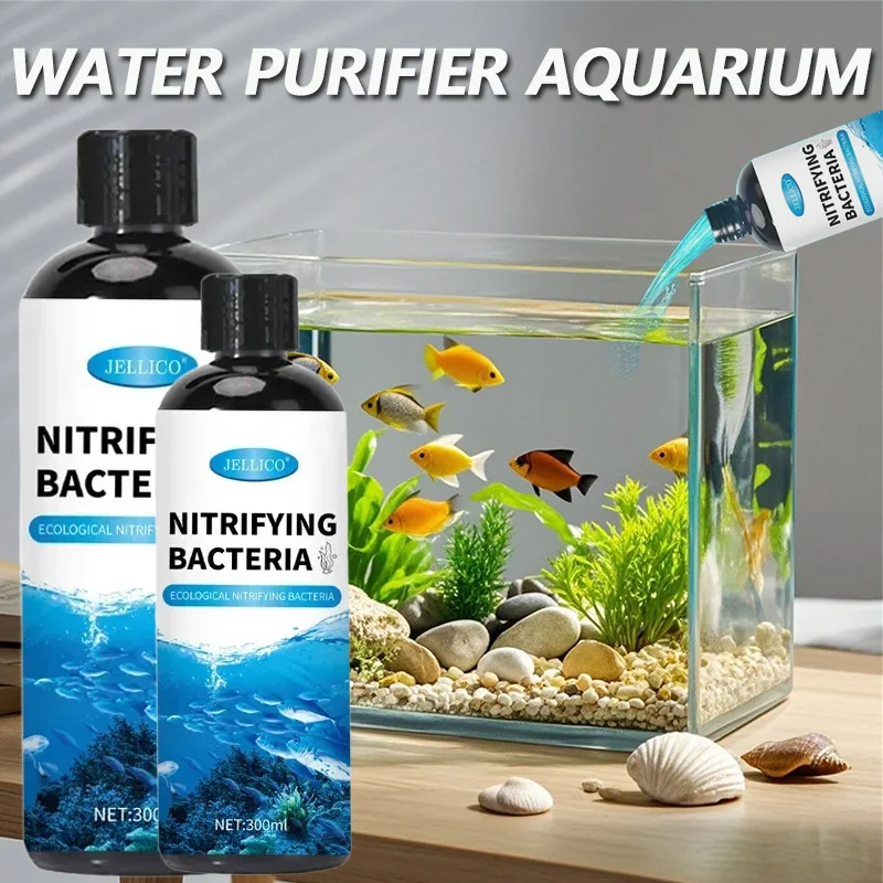 Aquarium Fish Medicine - 300Ml Bakteri Nitrifikasi Tangki Ikan Cair