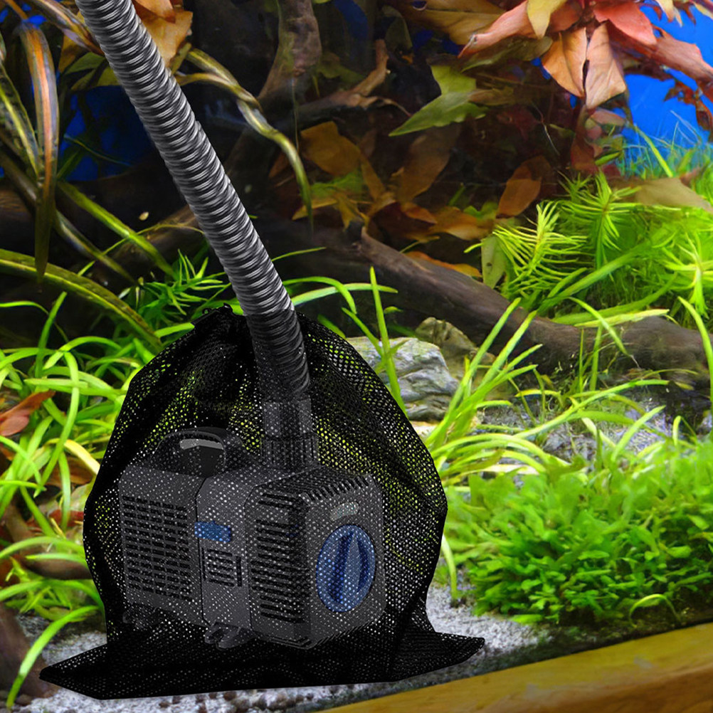 Aquarium Fish Accessories - 4 Buah Kantong Filter Pompa Jaring