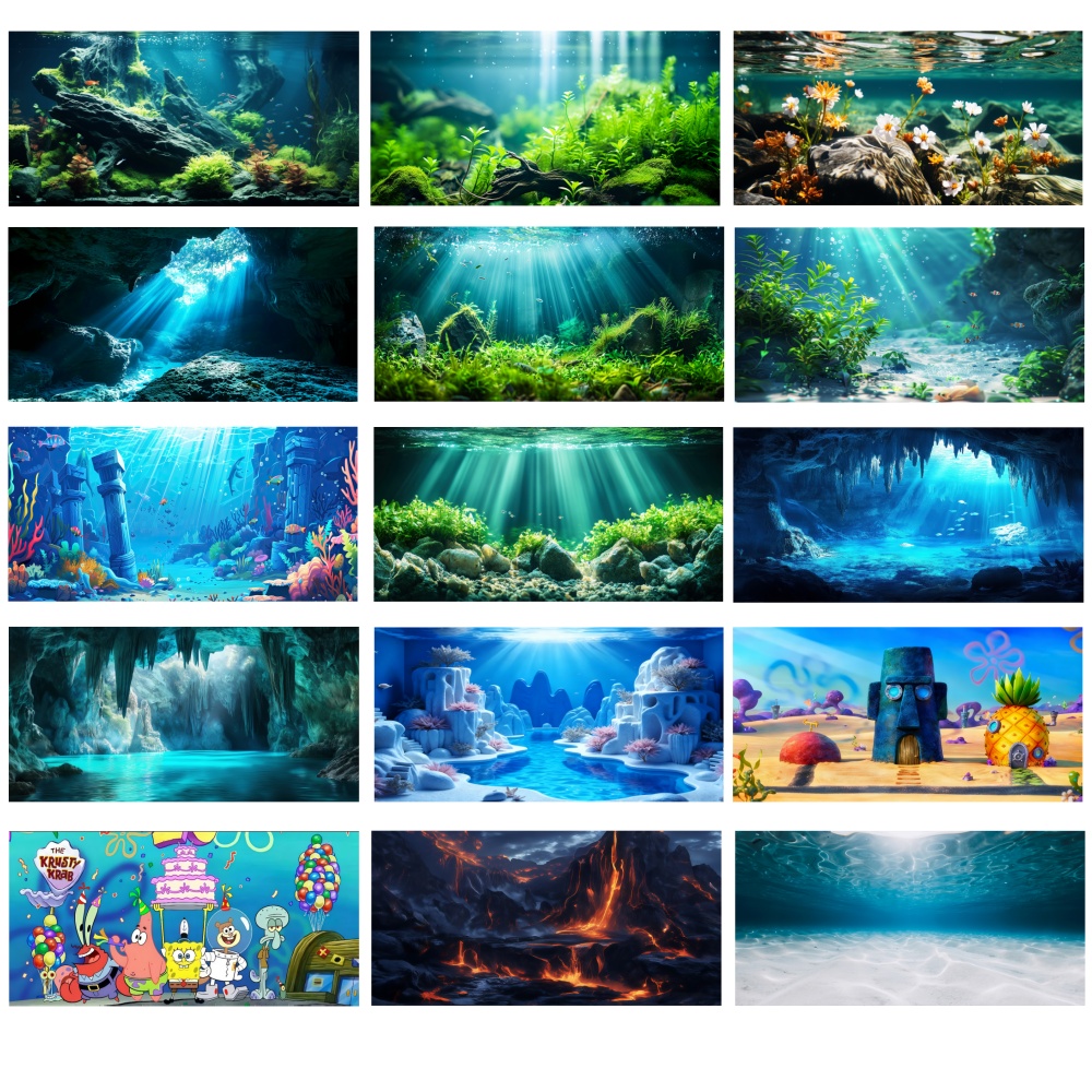 Stiker Latar Belakang Akuarium - Aquarium Fish Wallpaper Hd ulasan dan harga