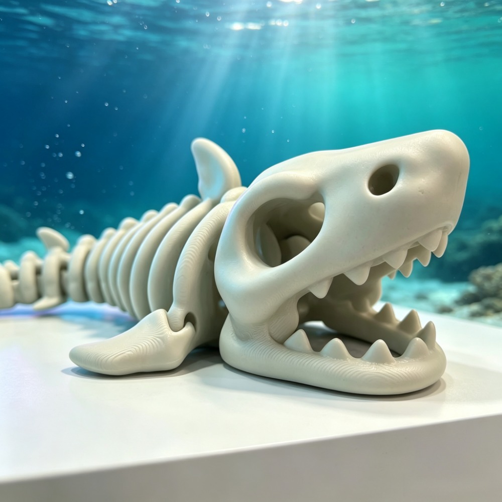Dekorasi Akuarium Kerangka Hiu - Aquarium Fish Items ulasan dan harga