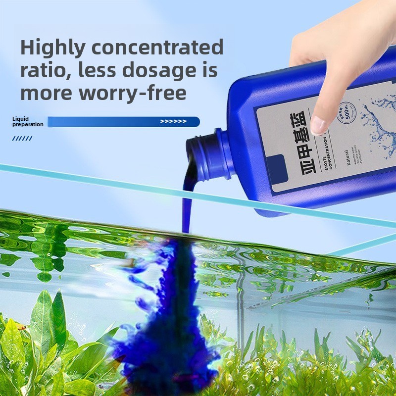 200ml/500ml Konsentrat Biru Me - Aquarium Fish Medicine ulasan dan harga