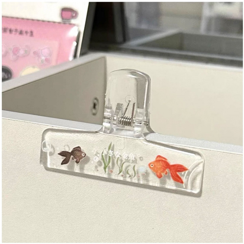 1 Buah Klip Binder Ikan Mas Ak - Aquarium Goldfish ulasan dan harga