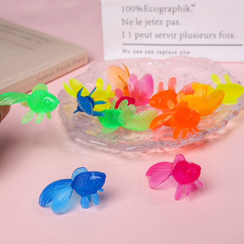 10/20 Buah Ikan Mas Plastik de - Aquarium Goldfish ulasan dan harga