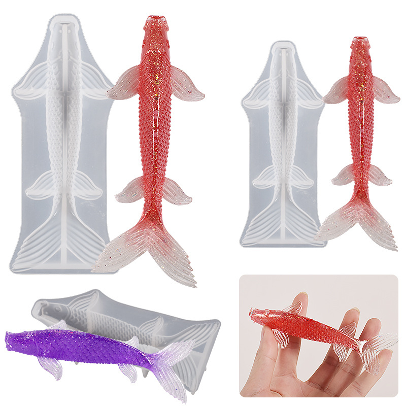 Cetakan Resin Epoksi Bentuk Ik - Aquarium Fish Koi ulasan dan harga