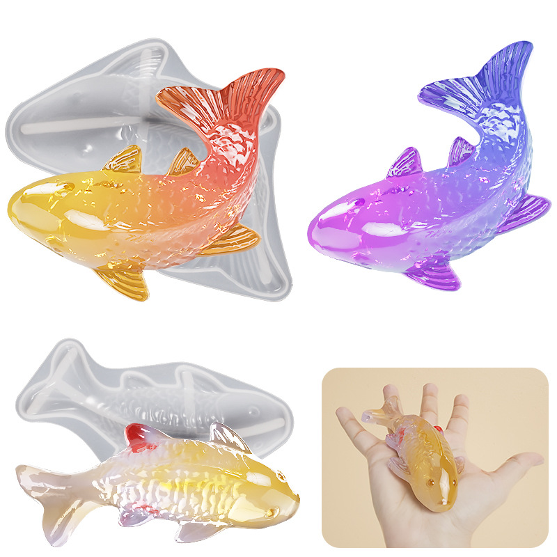 Cetakan Resin Epoksi Bentuk Ik - Aquarium Fish Koi ulasan dan harga