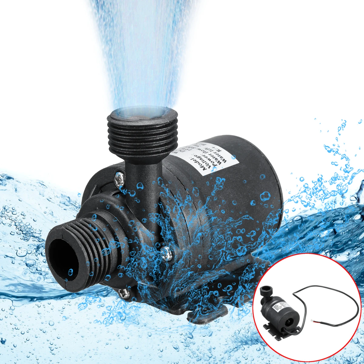 Pompa Air Submersible DC 12V 8 - Powerhead Circulation Pump ulasan dan harga