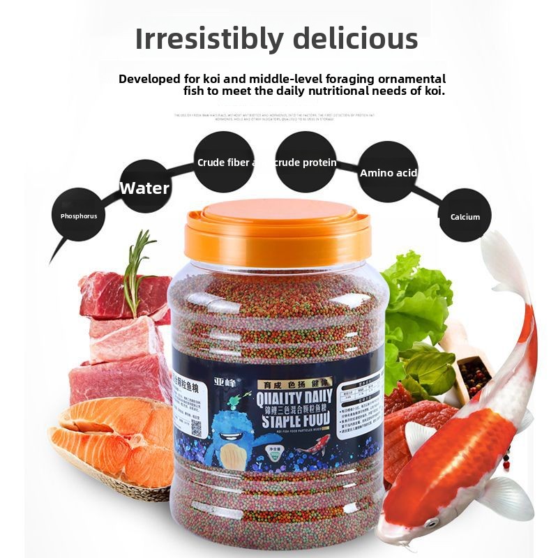 Makanan Ikan Kolam & Akuarium  - Aquarium Fish Koi ulasan dan harga