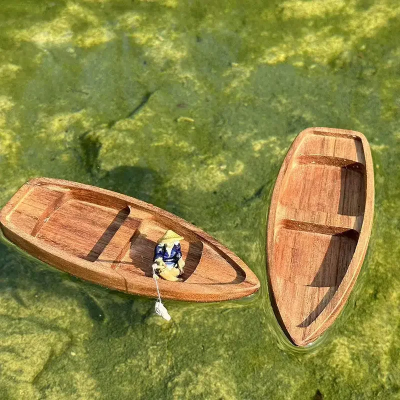 Perahu Kayu Buatan Tangan Mode - Aquarium Fish Games ulasan dan harga