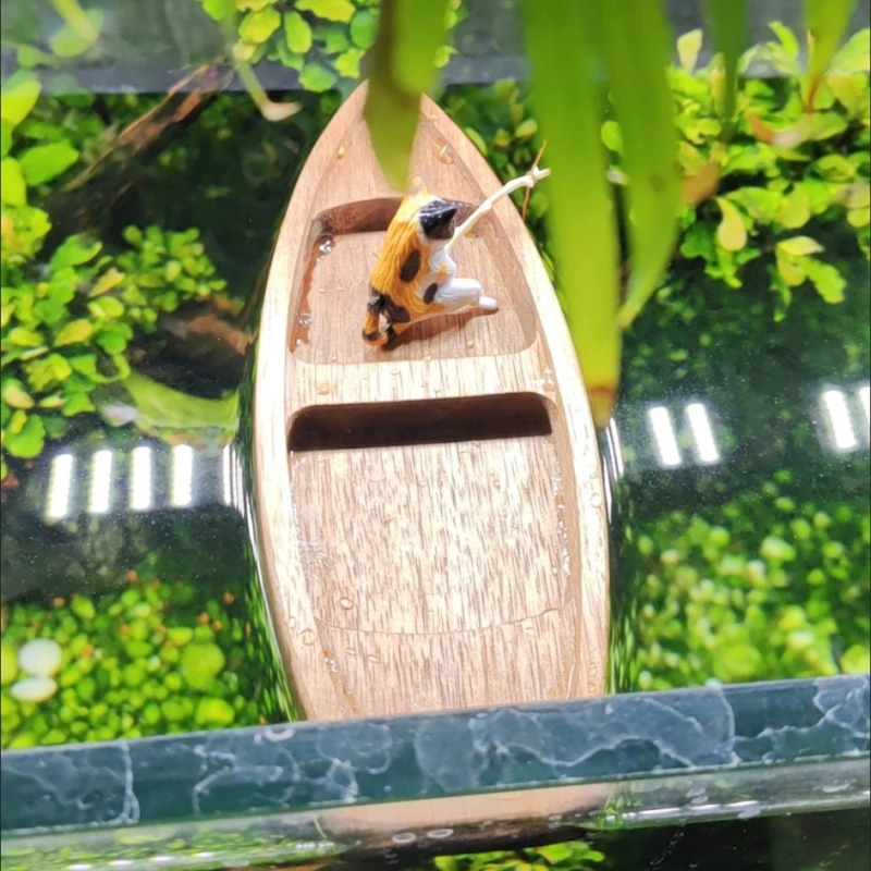 Perahu Kayu Buatan Tangan Mode - Aquarium Fish Games ulasan dan harga