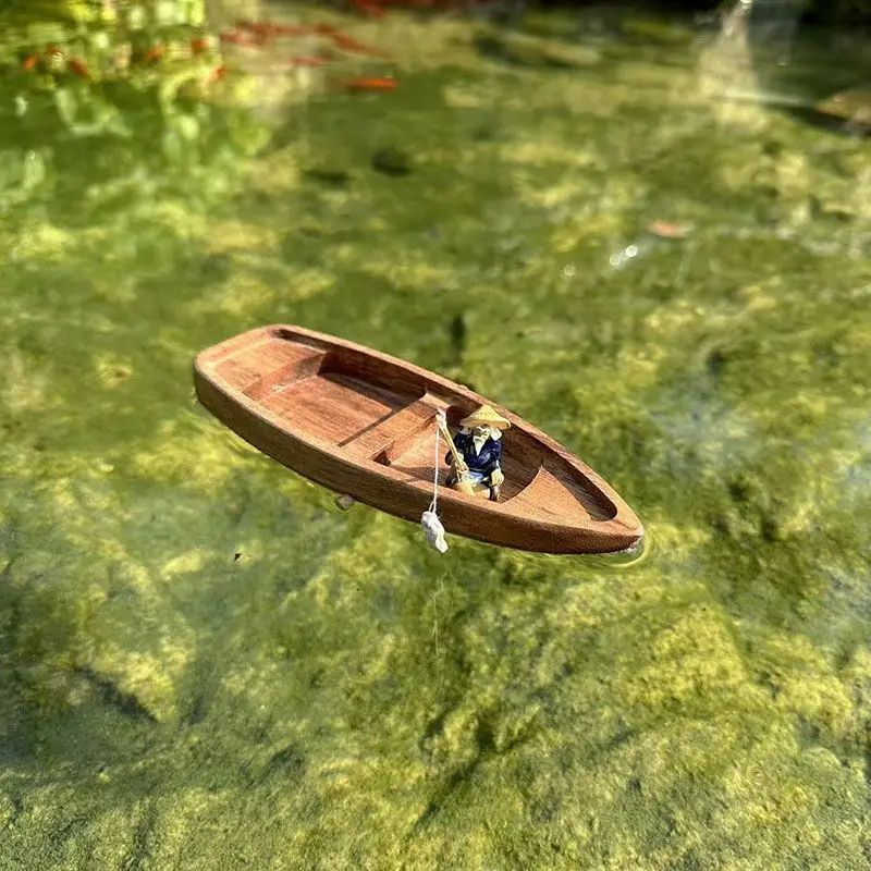 Perahu Kayu Buatan Tangan Mode - Aquarium Fish Games ulasan dan harga
