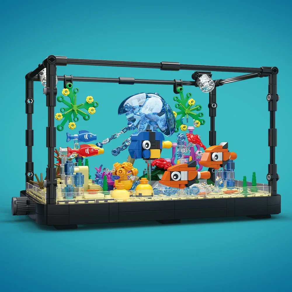 Set Blok Bangunan Akuarium den - Aquarium Fish Types ulasan dan harga