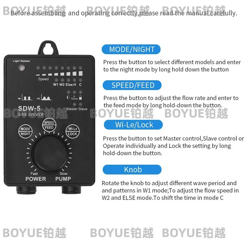 Pompa Sirkulasi Senyap WiFi Aq - Powerhead Circulation Pump ulasan dan harga