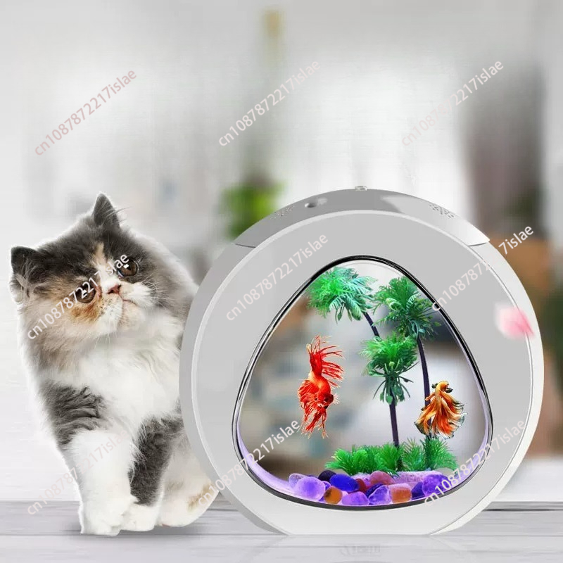 Akuarium Akrilik Desktop Kecil - Aquarium Goldfish ulasan dan harga