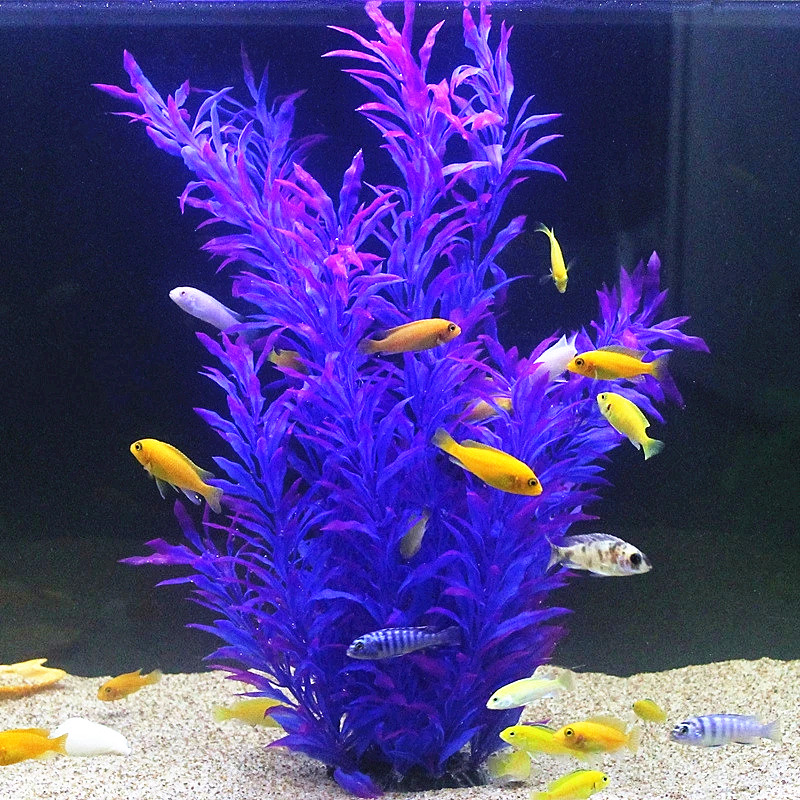 50CM Kolam Ikan Buatan Tanaman - Aquarium Fish Items ulasan dan harga
