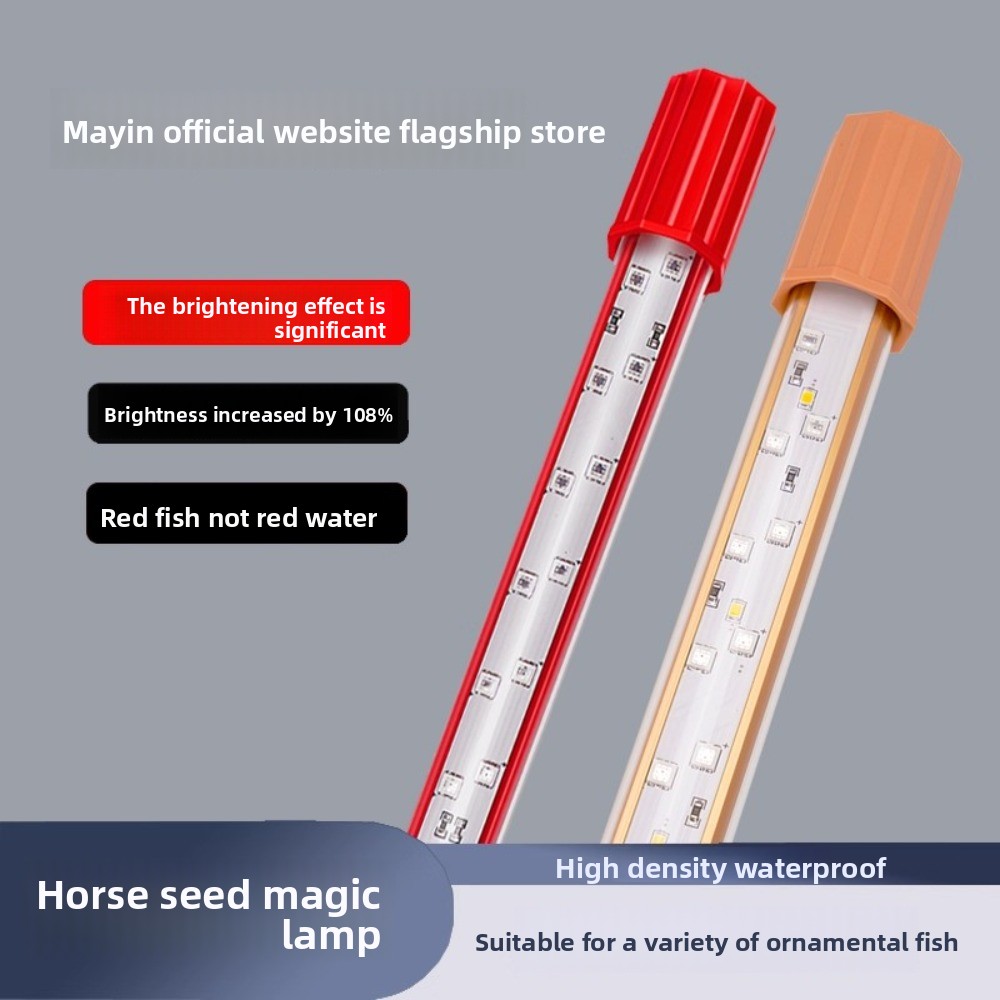Lampu Akuarium LED Tiga Warna  - Aquarium Fish Dragon ulasan dan harga