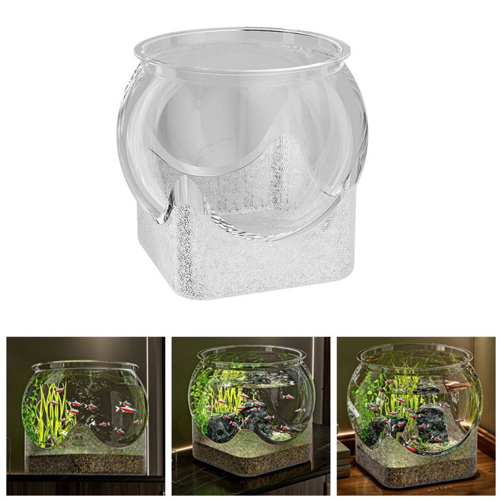 Akuarium Ikan Bulat Ultra Jern - Aquarium Goldfish ulasan dan harga